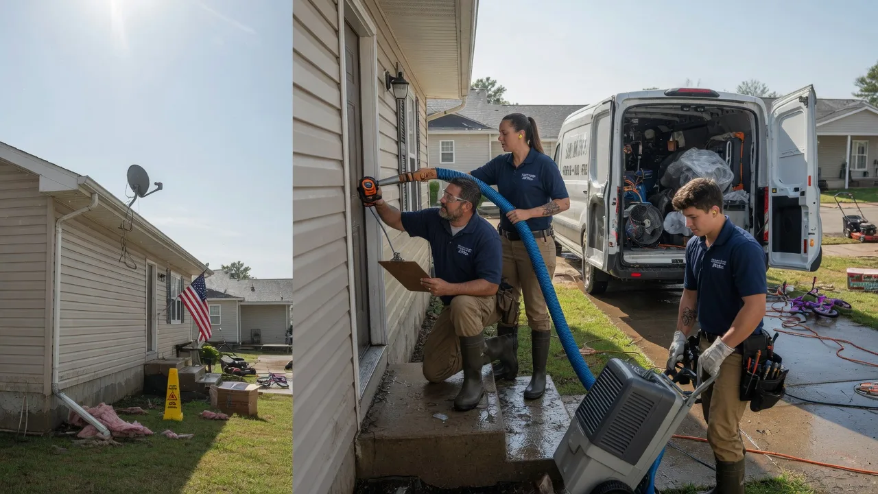 Ceiling Water Damage Restoration in Lincoln, DE near me